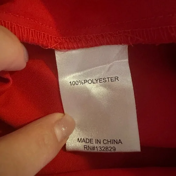 superdown Red Tie-Front Romper - Picture 6 of 7